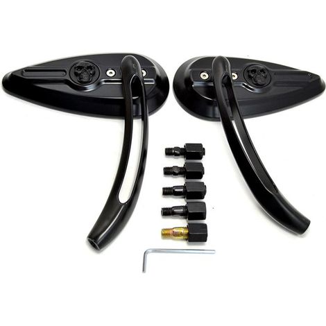 Specchio retrovisore moto Craftride nero DP2374