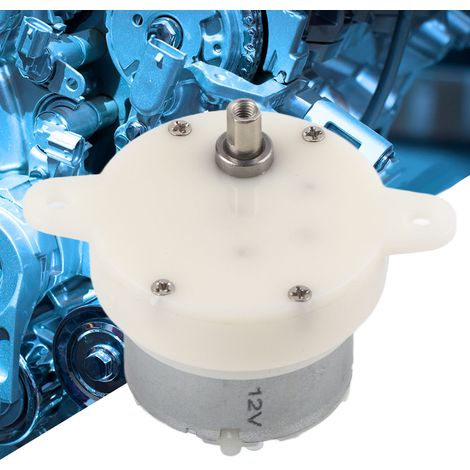 12-V-Gleichstrom-Miniaturgetriebemotor mit Anschlüssen, leiser Getriebelauf (1/5)