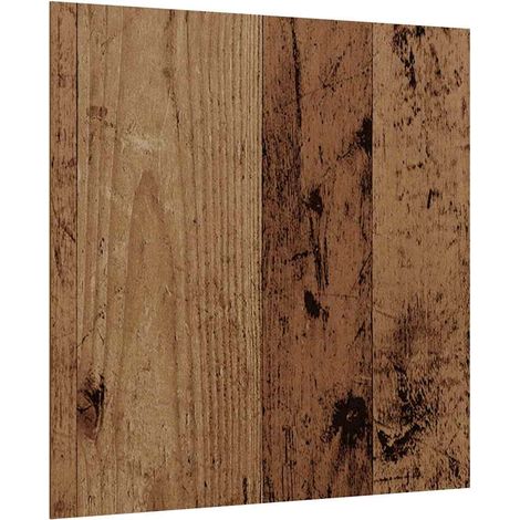 Paneles Decorativos 50 pcs Madera vieja 30 x 30 x 0.27 cm vidaXL