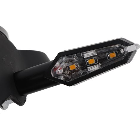 Multifunktionale LED-Motorradrückleuchte mit integrierten Blinkern und Bremslichtern, universell passend für Custom-Heckfender (1/5)