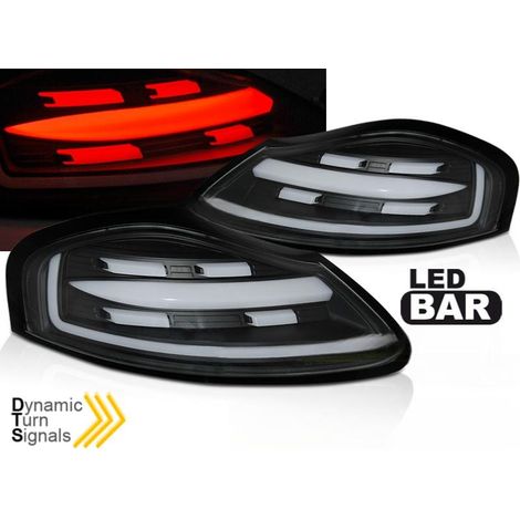 Paire de feux arriere Porsche Boxster 986 96-04 FULL LED noir (1/4)