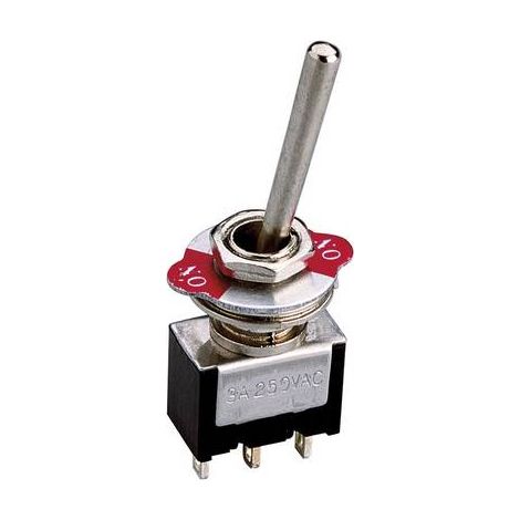 INTERRUPTEUR À LEVIER 1 X ON/ON TRU COMPONENTS LB-601-2 1571811 250 V/AC 3 A À ACCROCHAGE 1 PC(S) (1/2)