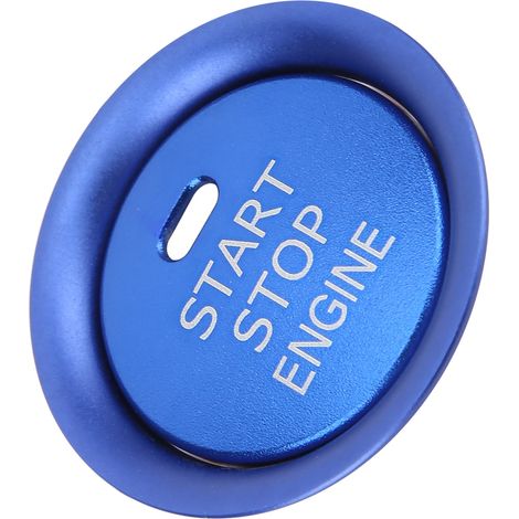 Blauer Aluminium-Start-/Stoppknopfring für Mazda CX-4 CX-5 (1/5)