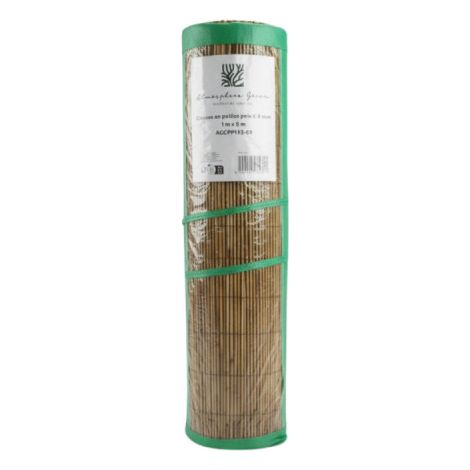 Canisse en paillon pelé 6-9 mm - 1 m x 5 m