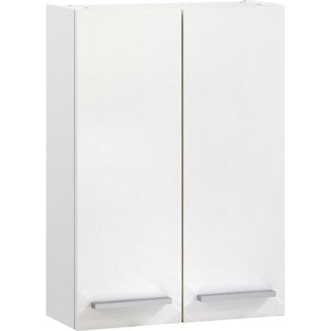 Pelipal Wandschrank Trier 70x50x20cm Wandschrank weiß 2 Türen Badschrank (1/3)