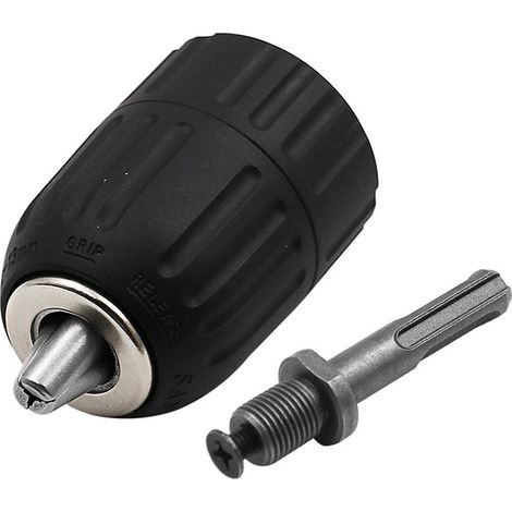 Clip de sujeción autoajustable con muesca hexagonal de 1/4". Herrajes de fijación autobloqueantes para tornos y taladros. (1/5)