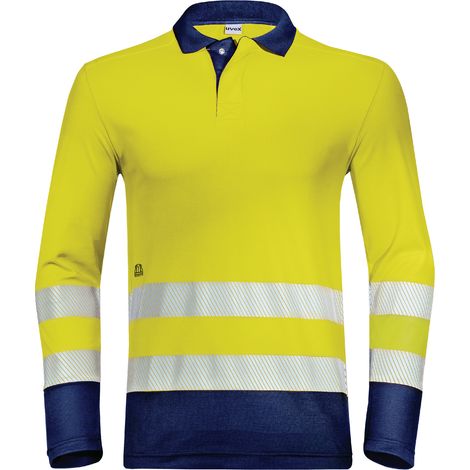 Uvex Suxxeed Construction Herren-Arbeitsshirt - Gelbe Männer-Langarm-Poloshirt: M (1/5)