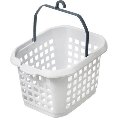 Panier pour Pinces à Linge "Hugger" 22cm Blanc