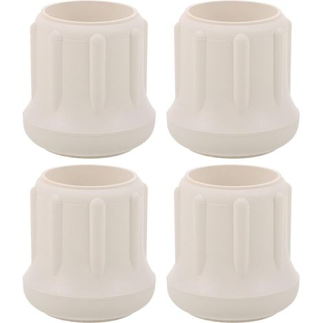 de 4 embouts antidérapants pour pieds de chaise de bain en
