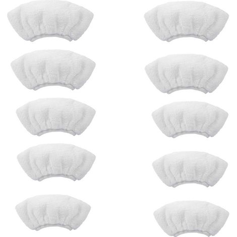 Lingettes pour nettoyeurs vapeur portables Kärcher SC1, SC2, SC3, SC4, SC5, paquet de 10. (1/5)
