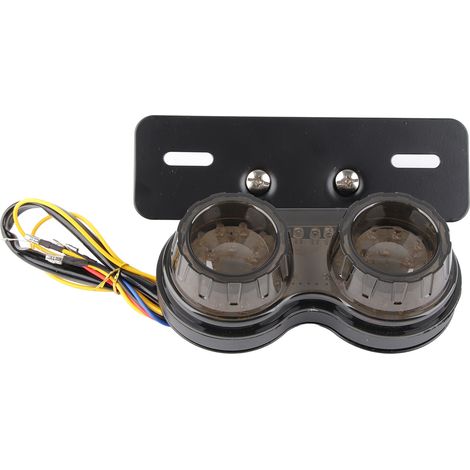Feu arrière LED de remplacement pour moto Suzuki, incluant clignotants, feux stop et clignotants de plaque d'immatriculation. (1/5)