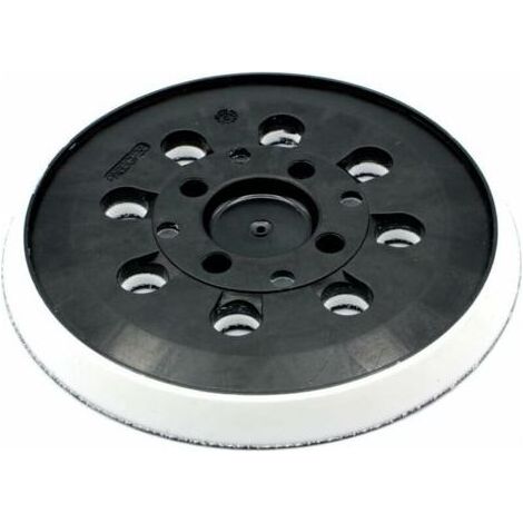 Schleifteller für Bosch (Ø 125 mm, mittlere Härte) mit Zubehörsystem für PEX 300/400 AE / 4000 AE / Advanced Orbit 18 Exzenterschleifer, (1/5)