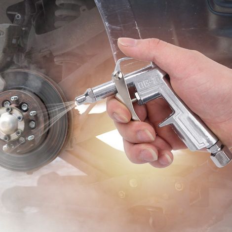 Souffleur de poussière pneumatique réglable en alliage d'aluminium pour l'industrie de la réparation de motos (1/5)