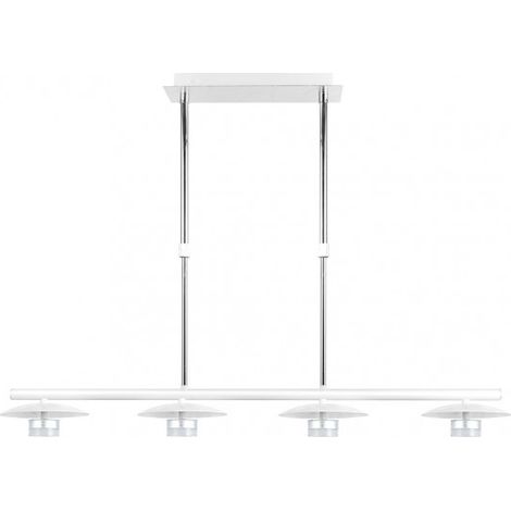 cape city lampe 4l 24w 4000k weiß/silber regx85x15 cm 1920 lm (1/4)