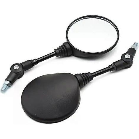 Rétroviseurs de moto pliables ronds 10 mm (lot de 2) pour scooter Ducati MONSTER 400 620 MTS 695 696 796 S2R 800 DaRkJXLGV (1/5)