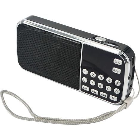Mini enceinte HiFi avec lecteur MP3, lampe torche, amplificateur, emplacement pour cartes SD et TF, radio FM, portable.