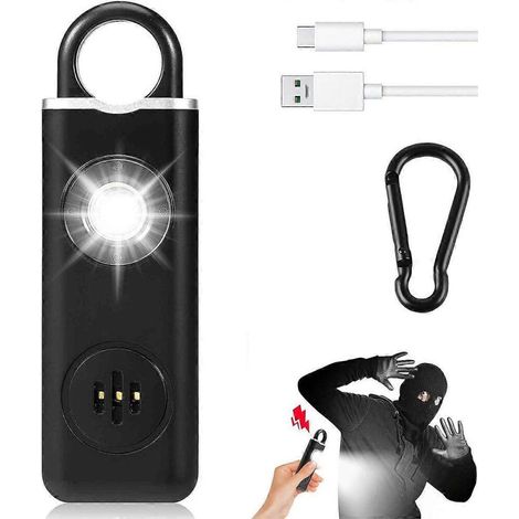 Alarme personnelle, alarme de poche, alarme porte-clés, système d'alarme, dispositif de sécurité, alarme de sécurité, alarme d'urgence - alarme SOS (1/3)