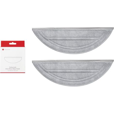Chiffon microfibre VibraRise original pour balais Roborock Saros 10 (x2)