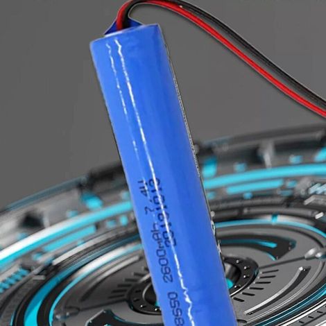 Batterie rechargeable 7,4 V 3200 mAh (cellules 18650) pour véhicules télécommandés (multicolore) (1/4)