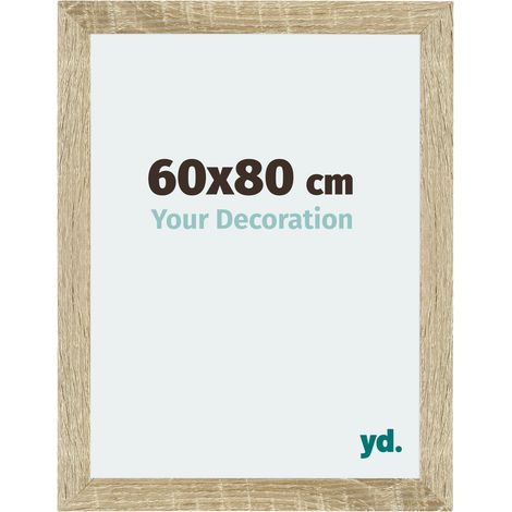 Cadre Puzzle 60x80 cm - cm - Chêne Sonoma - MDF - Mura. (1/5)