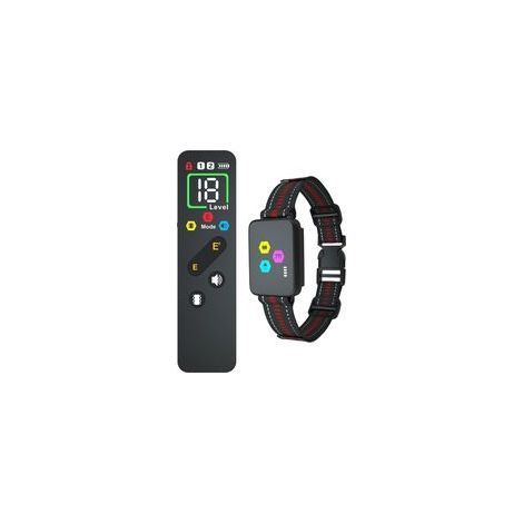 Collier de Dressage pour Chien,Portée de 3000 Mètres,3 Modes Vibration/Choc Électrique/Son avec Verrouillage de Sécurité,Collier Rechargeable pour Gros Petit Chien (1/3)