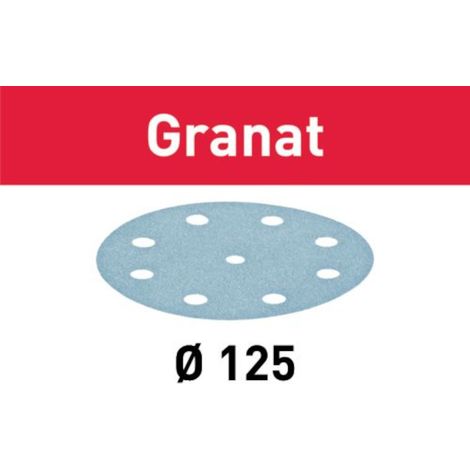 Festool Disco abrasivo STF D125/8 P500 GR/100 Granat - 497178