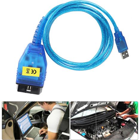 OBD-USB-Diagnosekabel mit K+CAN-Schalter, DCAN-Schnittstellentestleitung für Autos, robuster Stecker, kompatibles Kfz-Diagnosegerät. (1/5)