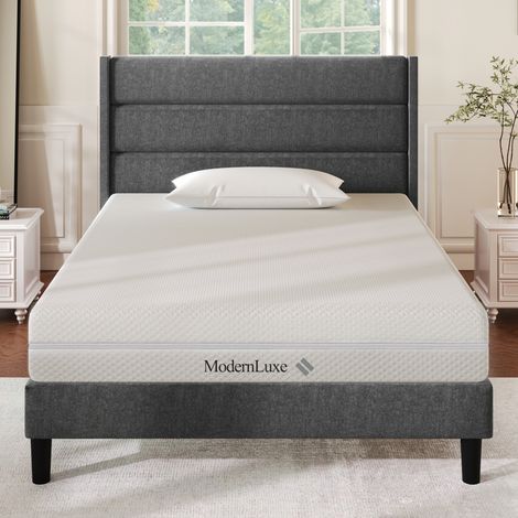 Matelas mousse 140 x 200 cm, 20 cm, 7 zones, double fermeté H2/H3, housse lavable à 60 °C (1/5)