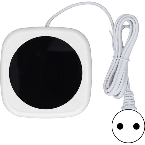 Tasse chauffante café arrêt automatique température constante réutilisable pour café thé lait bureau maison 220V blanc (1/5)