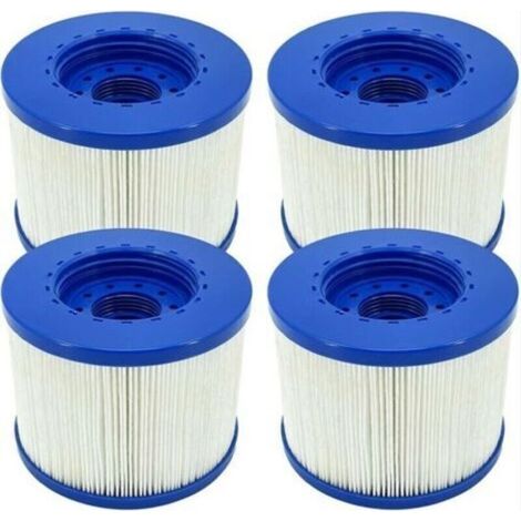 Filtre Spa Infinite a Visser, Cartouche Filtre à Vis pour Spa Gonflable Pas De Vis 60mm, Cartouche Filtre pour Spa, Compatible pour Cosy Spa, Clever Spa et de Plus 4 pièces (1/4)