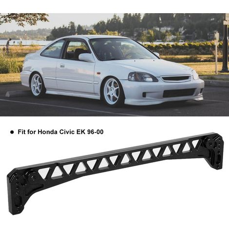 Aluminium F7 Stabilisatorstange für Honda Civic EK 96-00 Fahrgestell, schwarzes Zubehör, Fahrwerksverstärkung, vorderes Versteifungsset, kompatibel mit Limousinen der Baujahre 1996-2000. (1/5)