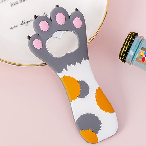 Ein Punkt grauer Flaschenffner Katze Kralle Flaschenffner magne (1/5)