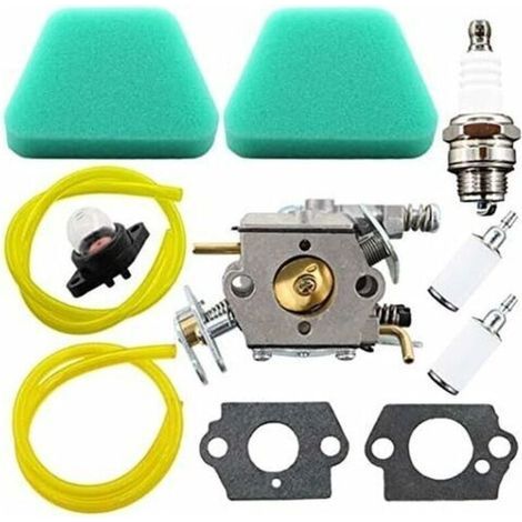 Carburateur pour tronçonneuse Poulan équipée de moteurs Walbro WT-89, WT-891, W-20, WT-324, WT-391, WT-600, WT-624, WT-625, WT-637, WT-662, C1U-W8, C1U-W14. (1/4)