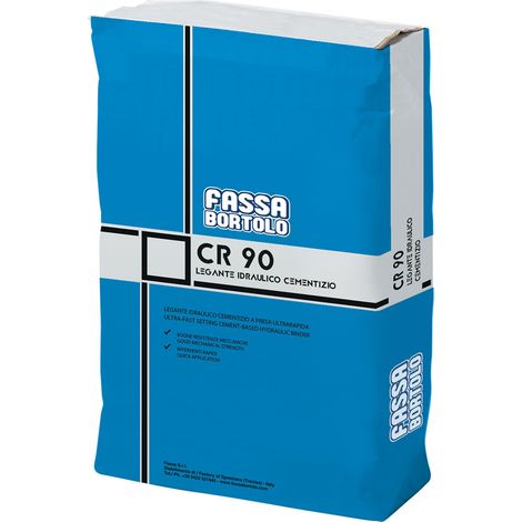 Legante idraulico cementizio 'cr90' kg. 5 - colore grigio (5 pezzi) FASSABORTOLO