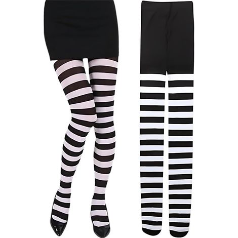 Collant a righe per bambini - Collant a righe per carnevale, feste a tema