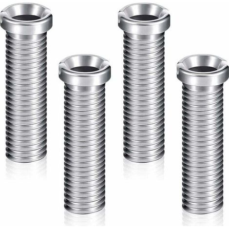 Viti di fissaggio per cestello del lavello - 4 viti in acciaio inox da 45 mm - per tubi di scarico e filtri di cucina/lavabo (1/4)