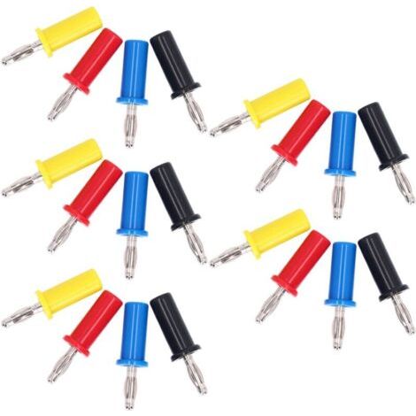 10pcs Axe de verrouillage de broche de coupleur de sécurité, 1/4 pouce de verrouillage de prise de force avec fil de retenue rond pour jardin de pelouse de remorques de ferme (1/4)