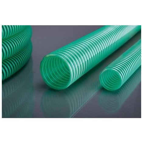 Tuyau aspiration APDatec 10vert/transp. 25x2,5mm 50m (1/2)