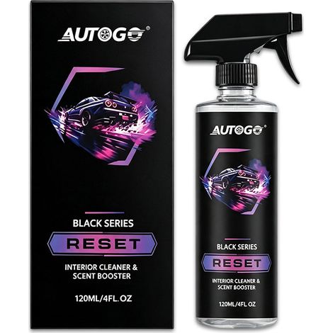 Le détachant pour intérieur de voiture AUTOGO dissout les taches de poussière et d'huile, assurant un nettoyage et une restauration en profondeur. (1/5)