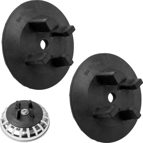 Joint de rechange - 2 pièces - Caoutchouc noir - Étanchéité renforcée - Pour siphons évier - Compatible ATLANT DOMSJÖ (1/5)