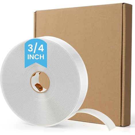 Ruban Butyle Blanc 19mm x 9m, 3mm Épais Butyle en Étanche Ruban Adhésif Ruban Butyle Correctifs Imperméables de Réparation pour Pare-Brise De Porte De Fenêtre De Phare De Camion Automobile (1/5)