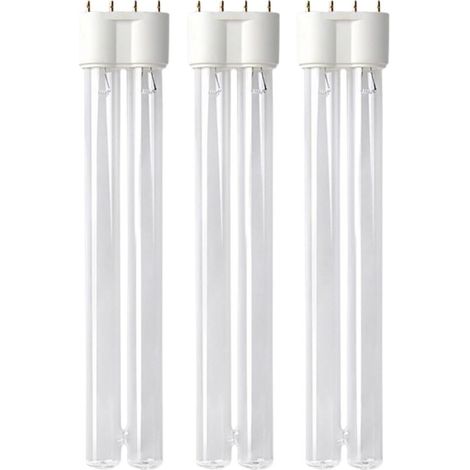 36 Watt UVC Ersatzlampe für Wasserklärer mit 2G11 Sockel 3er Set