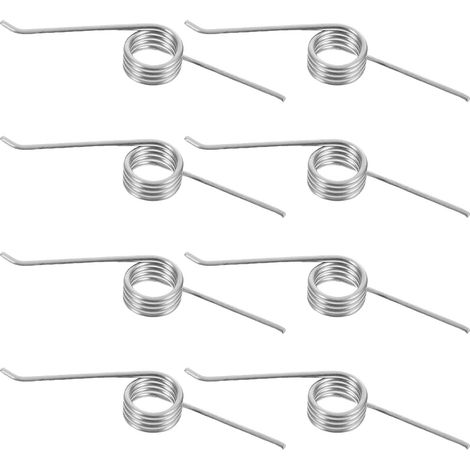 8-teiliges Set Edelstahl-Torsionsfedern für Mülltonnendeckel, Rückholfedern für Mülltonnendeckel, einfach zu montieren, per Fußpedal betätigt, für Reparaturen und Heimwerkerprojekte (1/5)