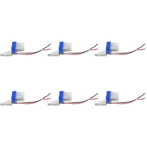 Interrupteur crépusculaire automatique 6X AC/DC 12V 10A avec capteur de luminosité (1/5)