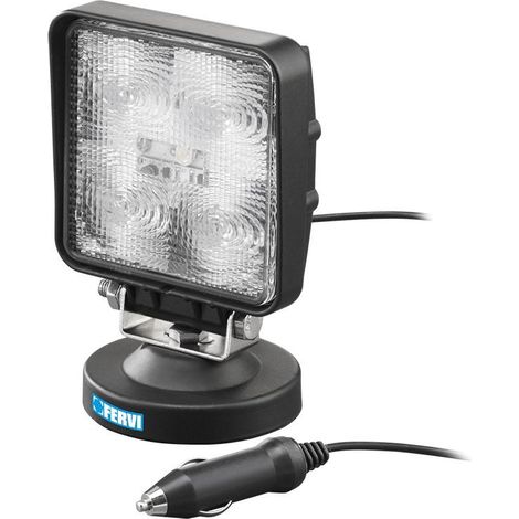 Quadratisches LED-Licht 12-24V mit Magnetbasis fur Auto 5x3W Fervi 0713/15
