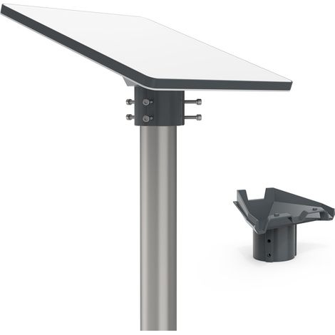 Adaptateur de tuyau, support de tube de toit, adaptateur en métal pour tailles de mât variables (2,5 à 5,3 cm), compatible avec Mini/Mini X, accessoires
