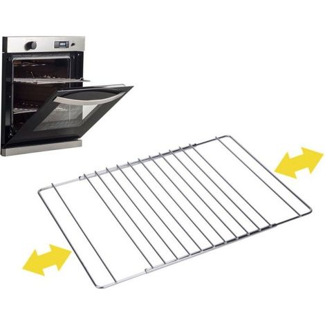 Grille Four Extensible Chromée Adaptabilité, Robustesse, Nettoyage Facile - Sauvic