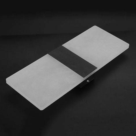 Veilleuse acrylique LED – applique murale – lumière chaude + noir – chambre – intérieur (1/5)