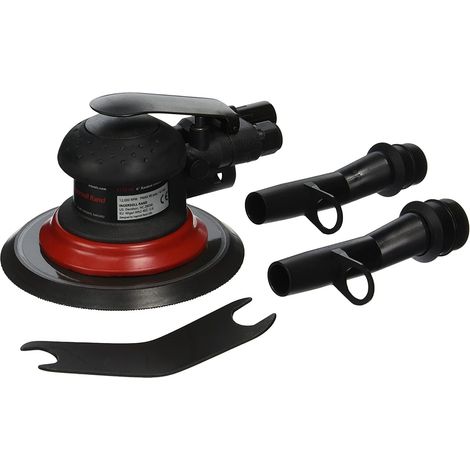 Ponceuse orbitale pneumatique à usage intensif avec tampon auto-agrippant, orbite de 4 mm (5/32"), vitesse libre de 12 000 tr/min (1/5)