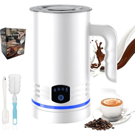 Automatique Mousseur à Lait,430ML,Revêtement Antiadhésif,4 Modes 4en1 Machine a Mousse Electrique,Mode Silencieux,4 Modes pour Mousse de Lait Chaude et Froide,Chocolat Chaud,Latte,Cappuccino (1/5)